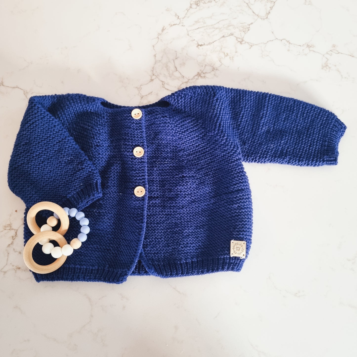 Sloane Sweater 6-12 months Navy Merino