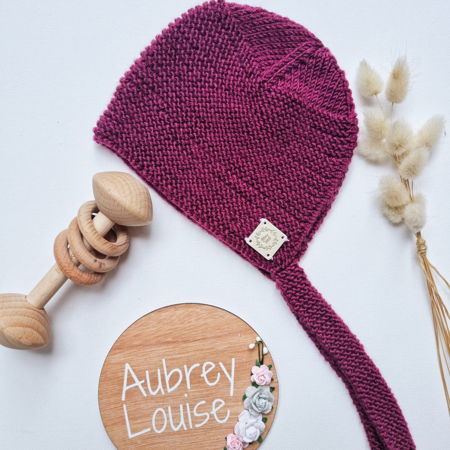Darcy Bonnet 3-6 months merino