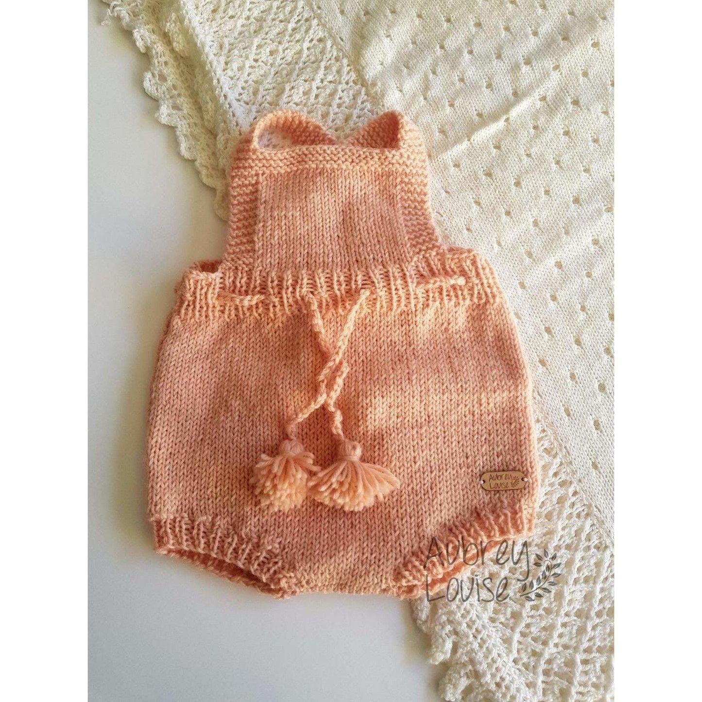 Aubrey Louise Rompers 0-3 months Bib Romper