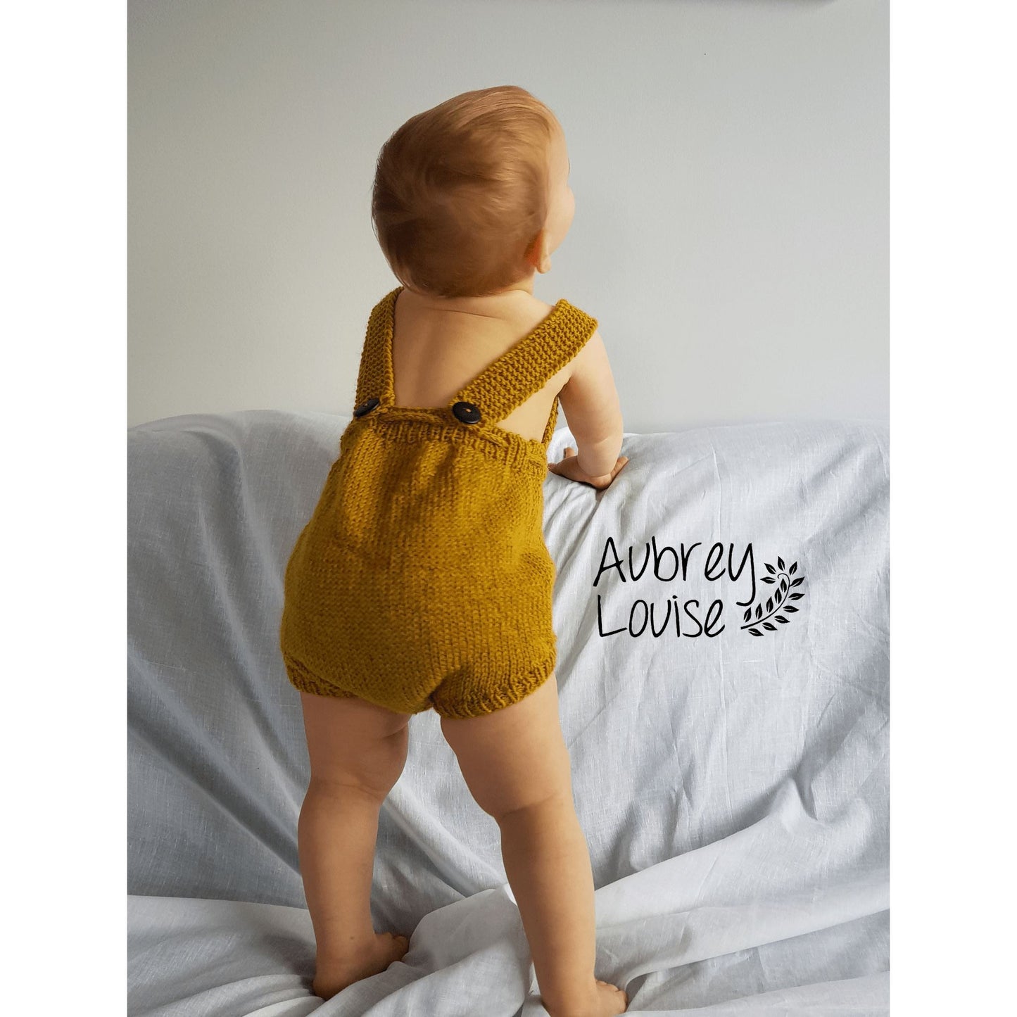 Aubrey Louise Rompers 0-3 months Bib Romper