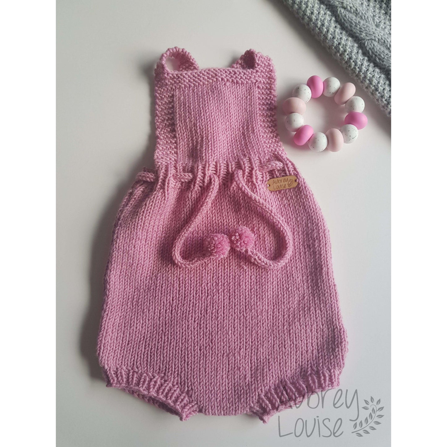 Aubrey Louise Rompers 0-3 months Bib Romper