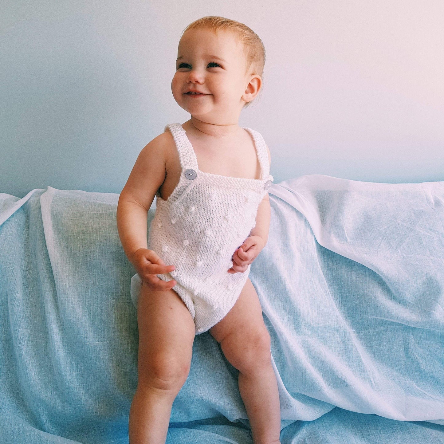Aubrey Louise Rompers 0-6 months Bobble Romper