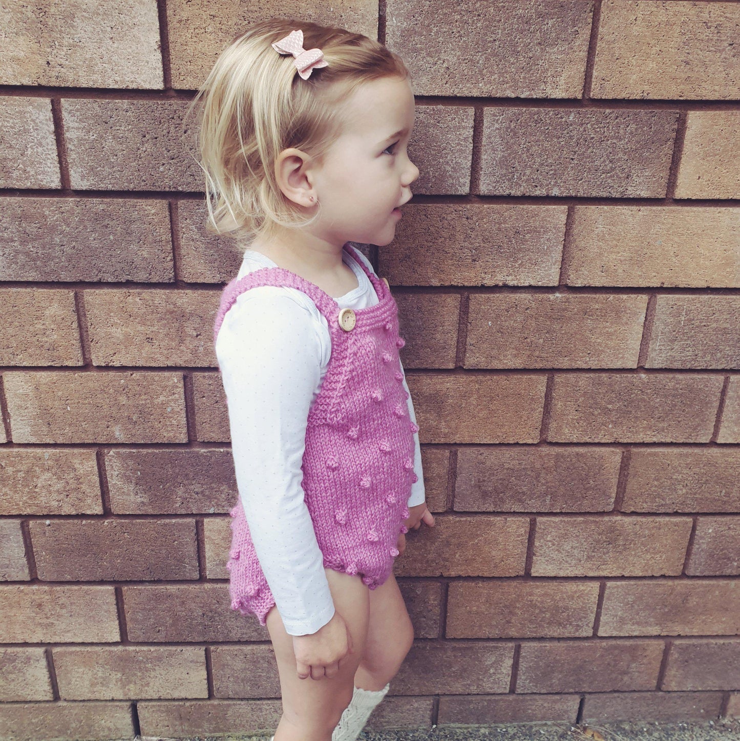 Bobble Romper Romper Aubrey Louise