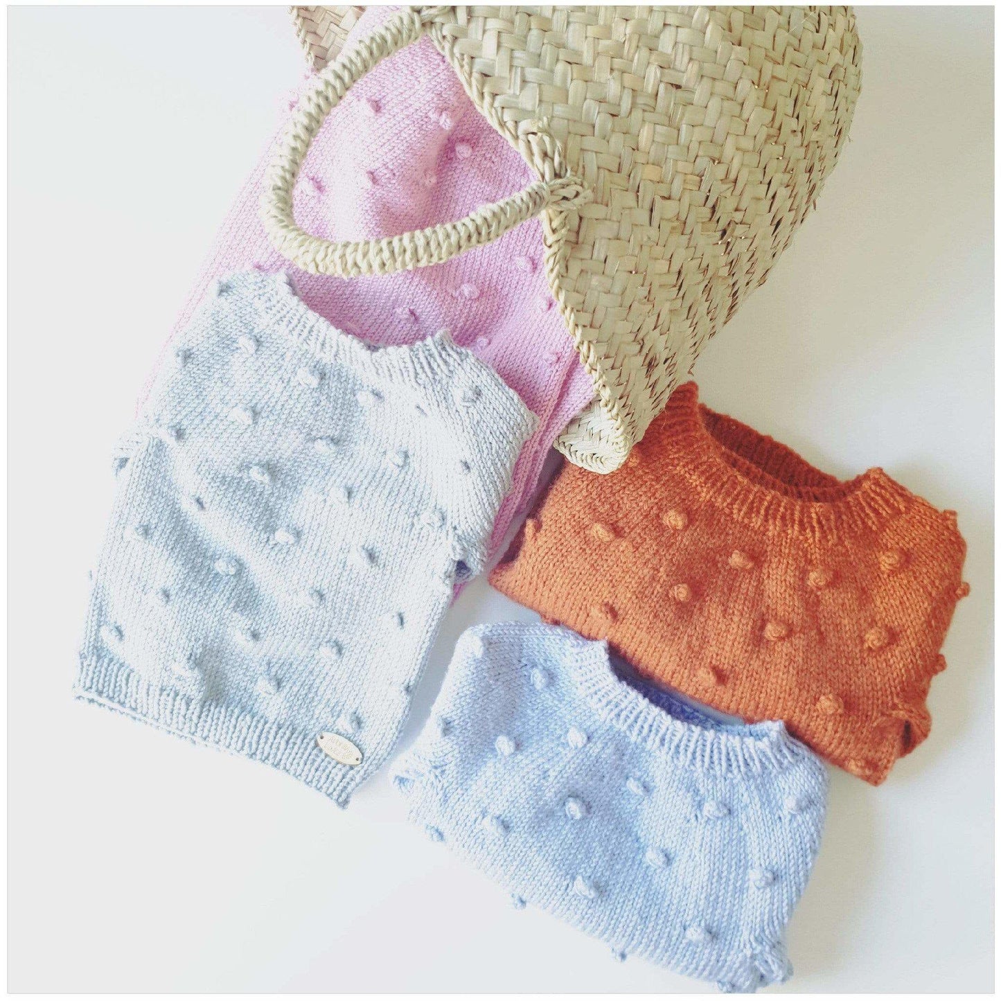 Aubrey Louise Tops 0-6 months Bobble Sweater