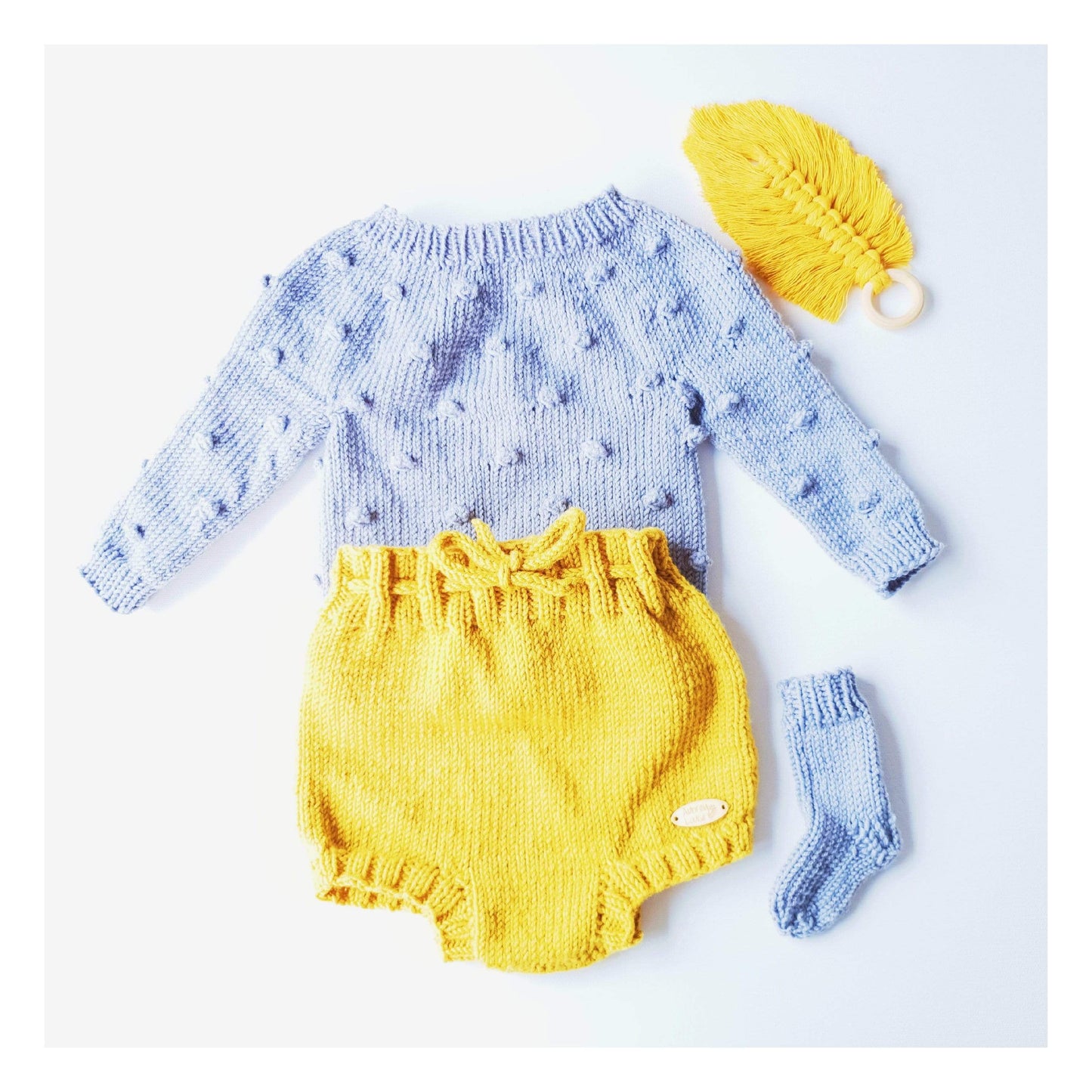 Aubrey Louise Tops 0-6 months Bobble Sweater