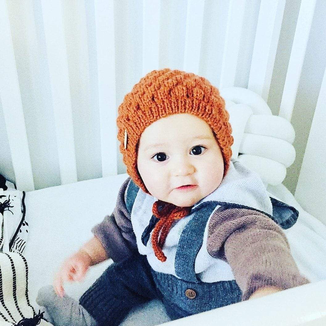 Aubrey Louise Hats/Bonnets 0-3 months Bubble Bonnet