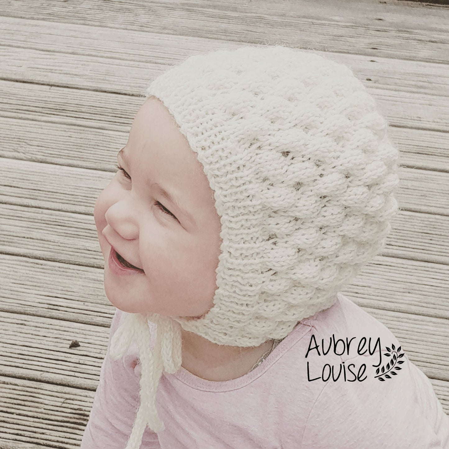 Aubrey Louise Hats/Bonnets 0-3 months Bubble Bonnet