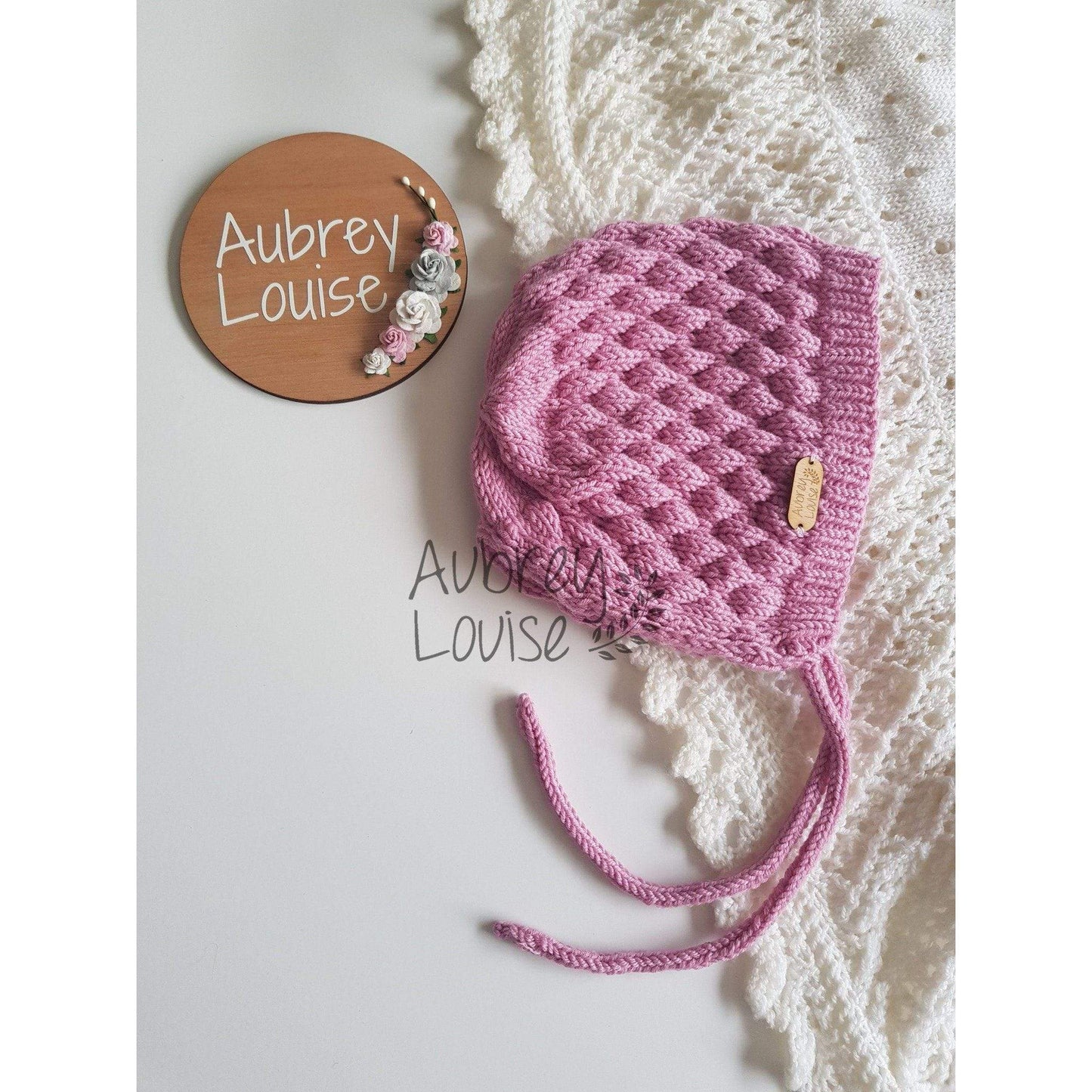Aubrey Louise Hats/Bonnets 0-3 months Bubble Bonnet