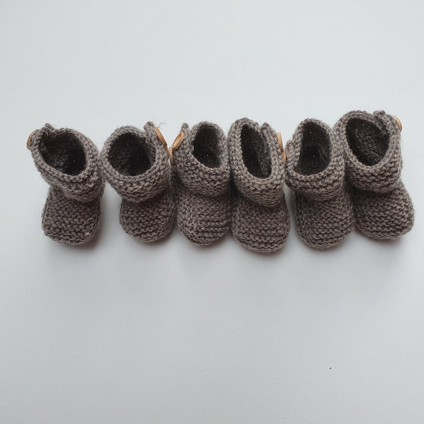 Button booties Booties/Socks/Mittens Aubrey Louise