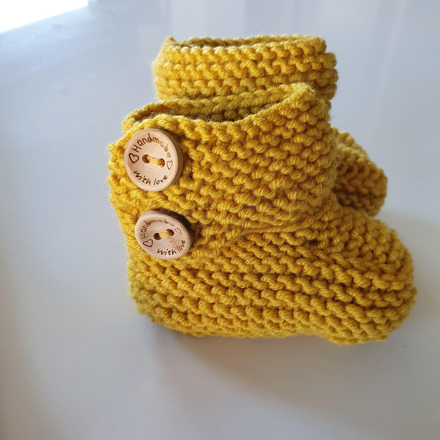 Button booties Booties/Socks/Mittens Aubrey Louise