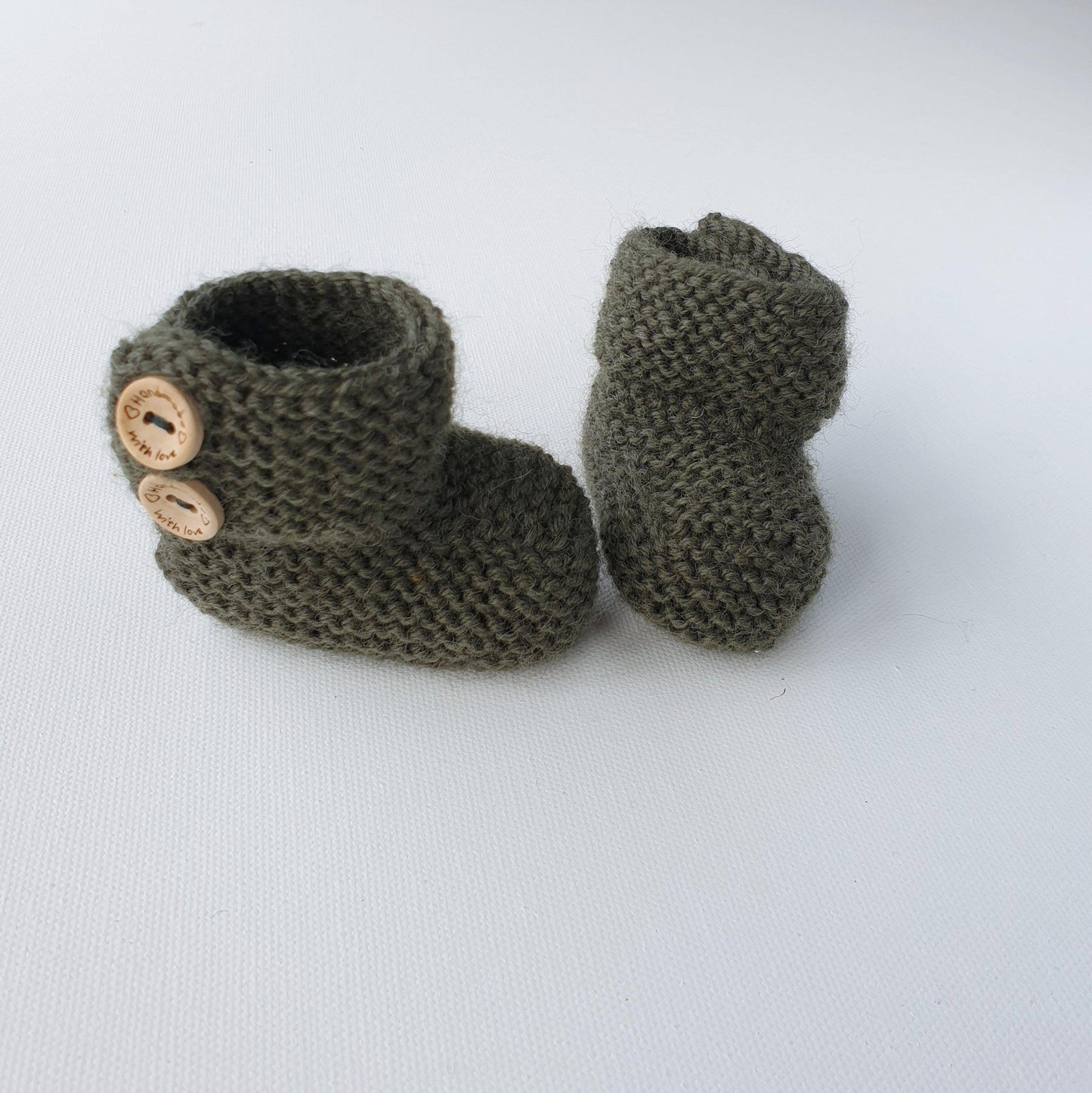 Button booties Booties/Socks/Mittens Aubrey Louise