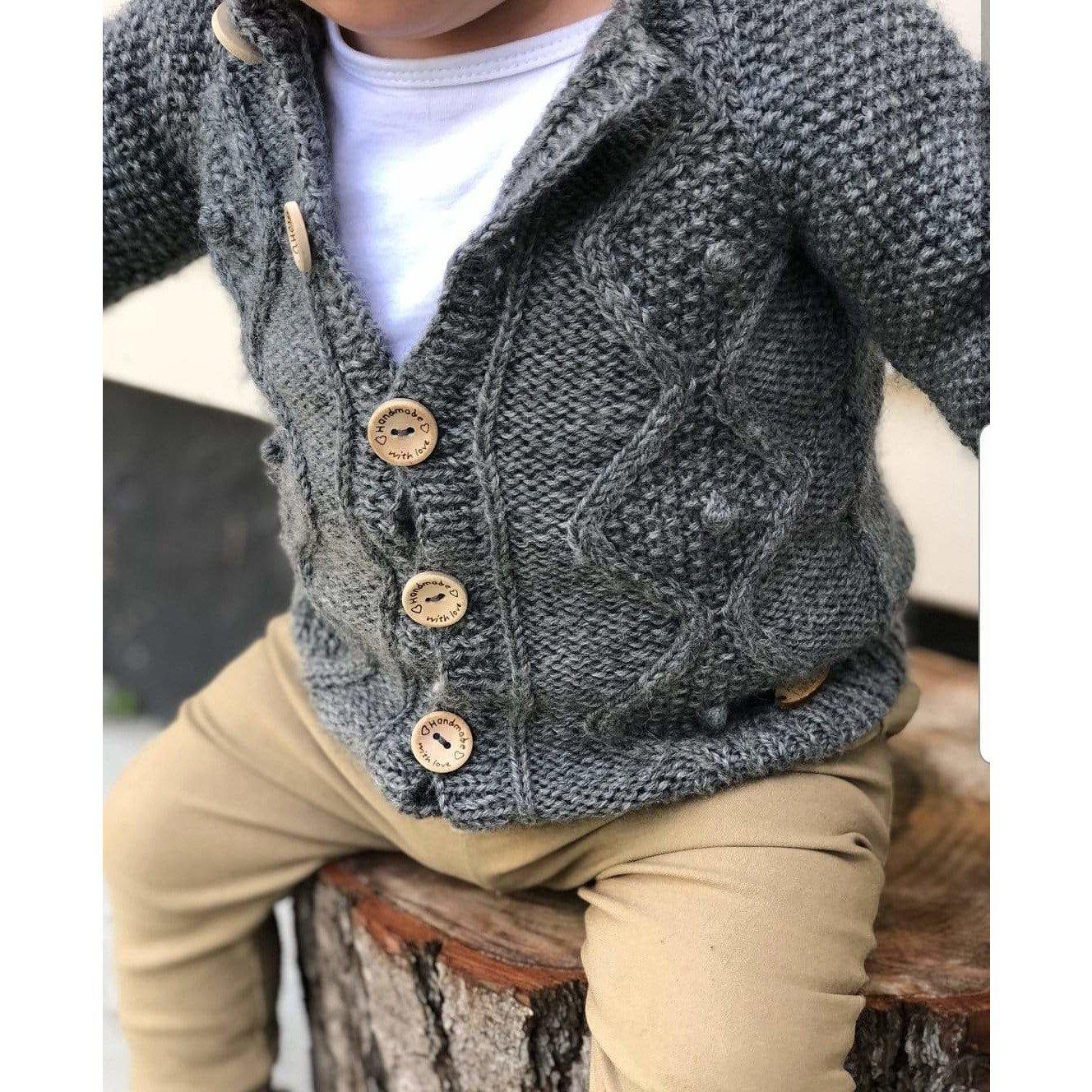 Aubrey Louise Tops 0-3 months Diamond Cardigan
