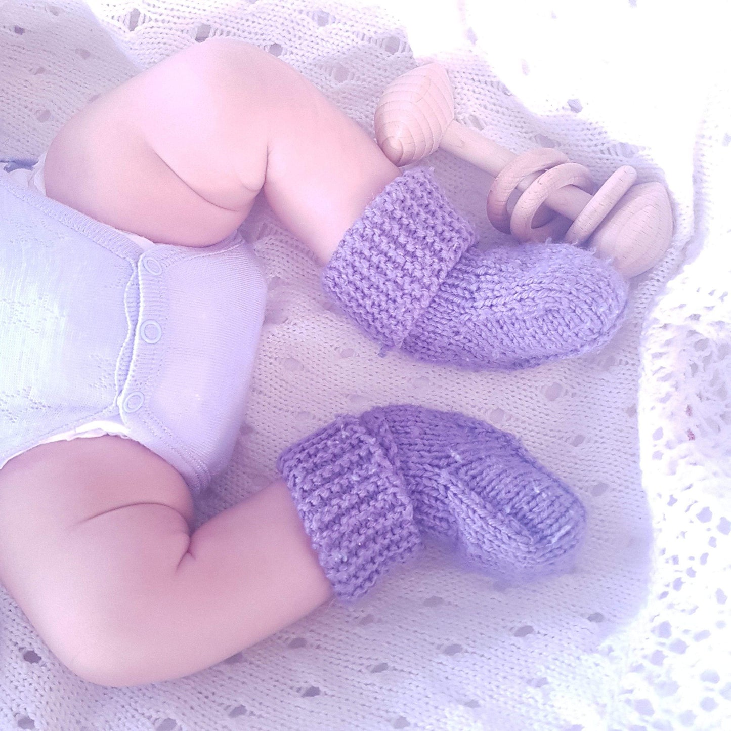 Aubrey Louise booties 0-3 months Mika Booties