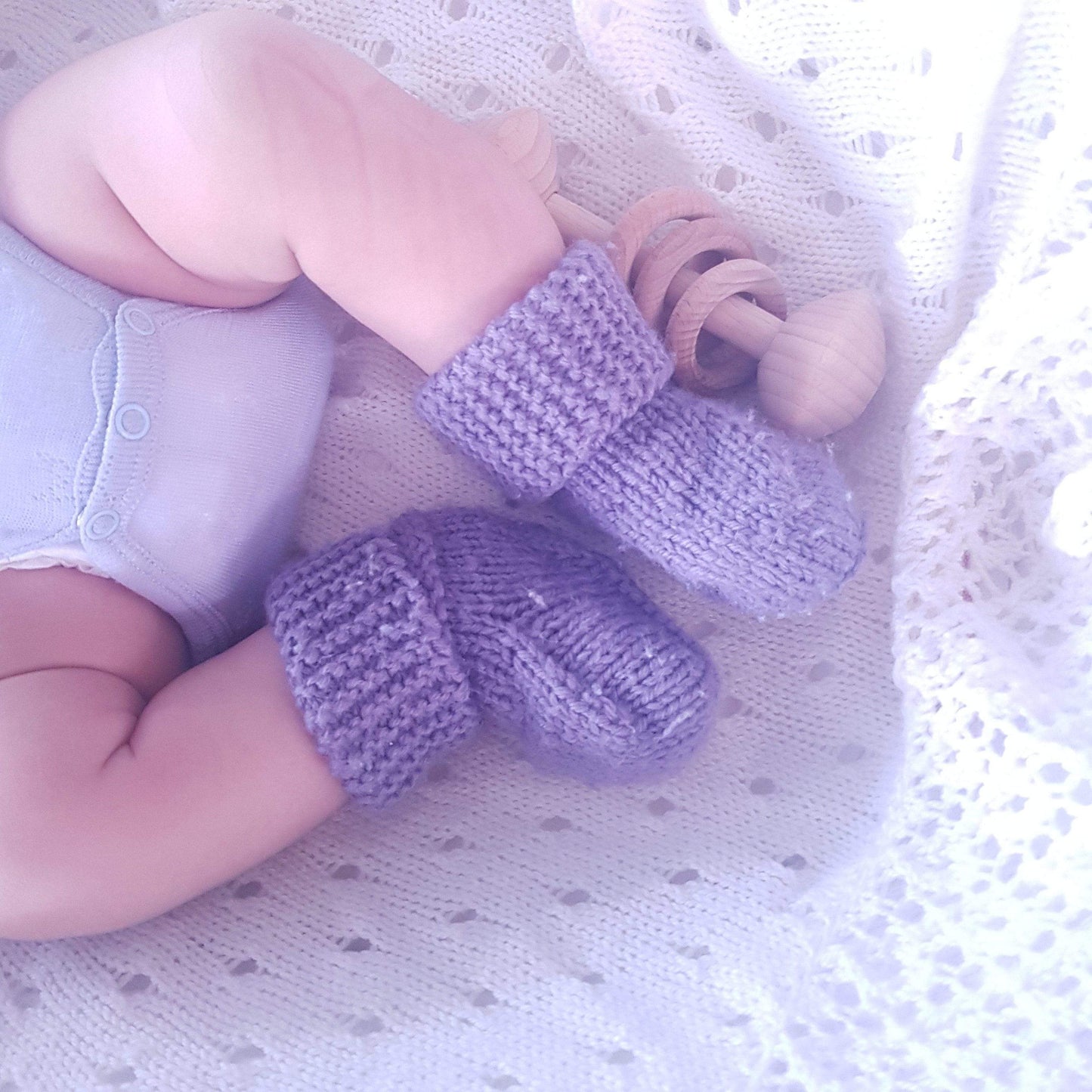 Aubrey Louise booties 0-3 months Mika Booties