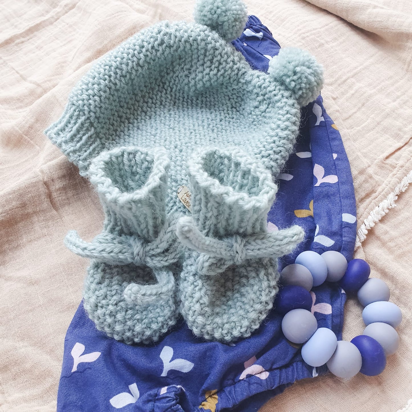 Moss booties Booties/Socks/Mittens Aubrey Louise