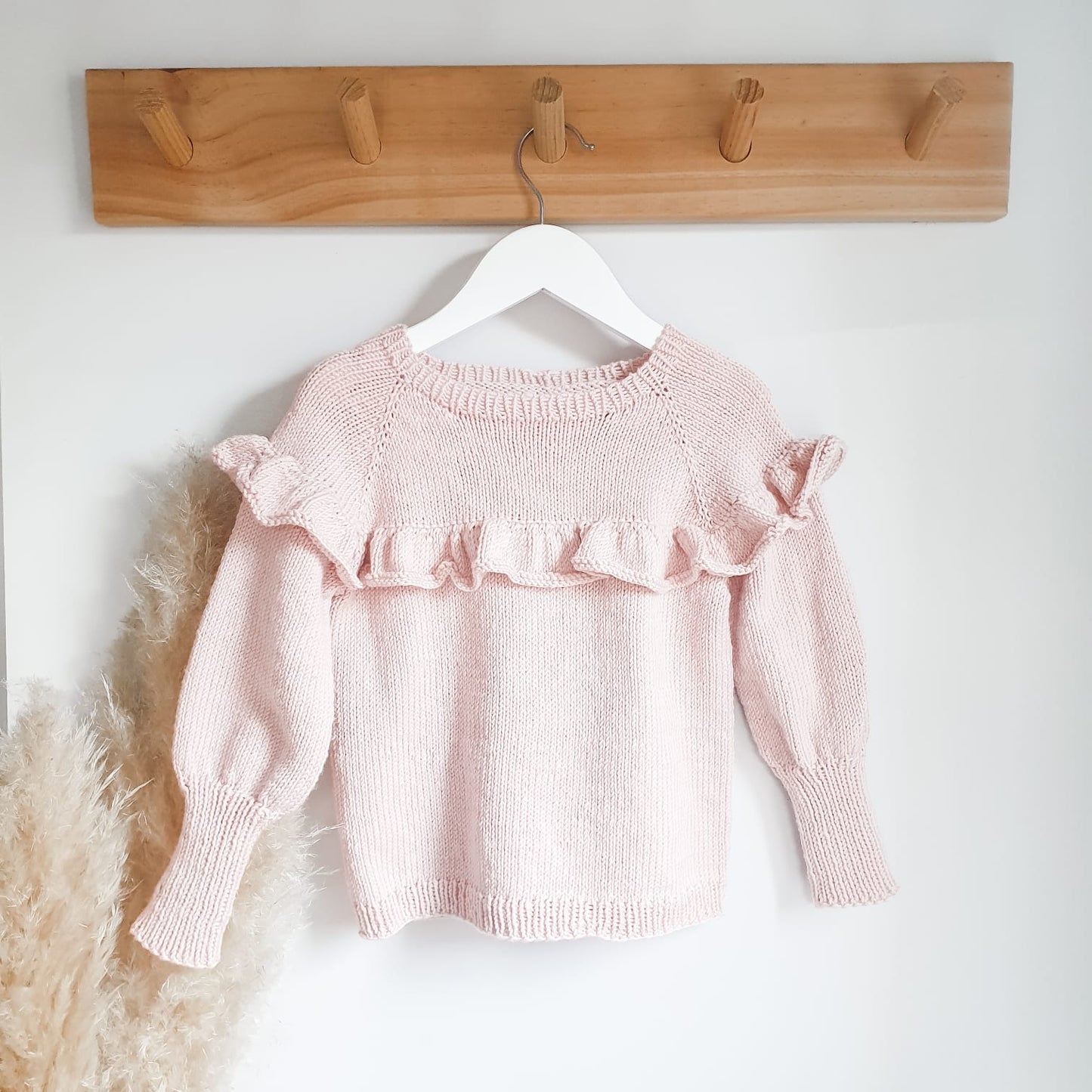 Ruffle Sweater Top Aubrey Louise