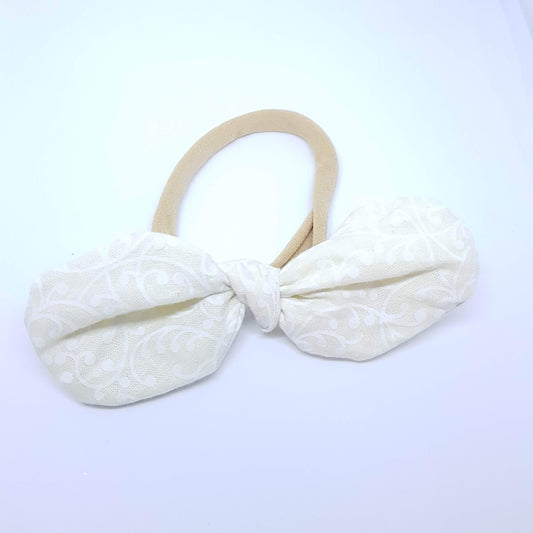 Aubrey Louise Bows White / Clip Sailor Bows