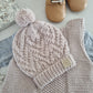 Mountain Beanie 0-6m Merino light brown