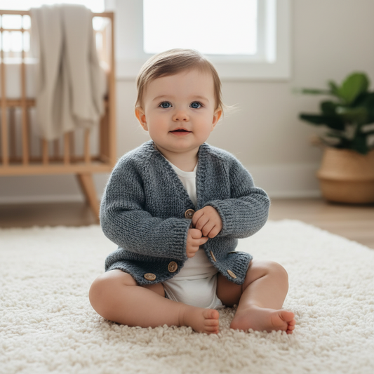 Terry's Cardigan 6 Months Wool