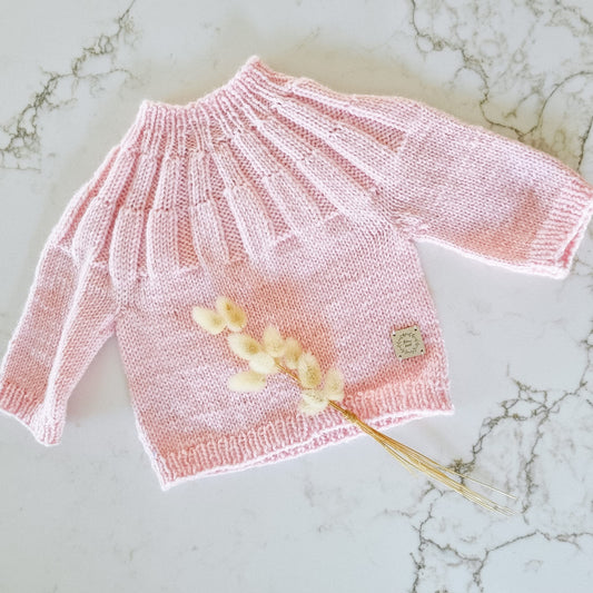 Sweater 6 Months Wool Pink