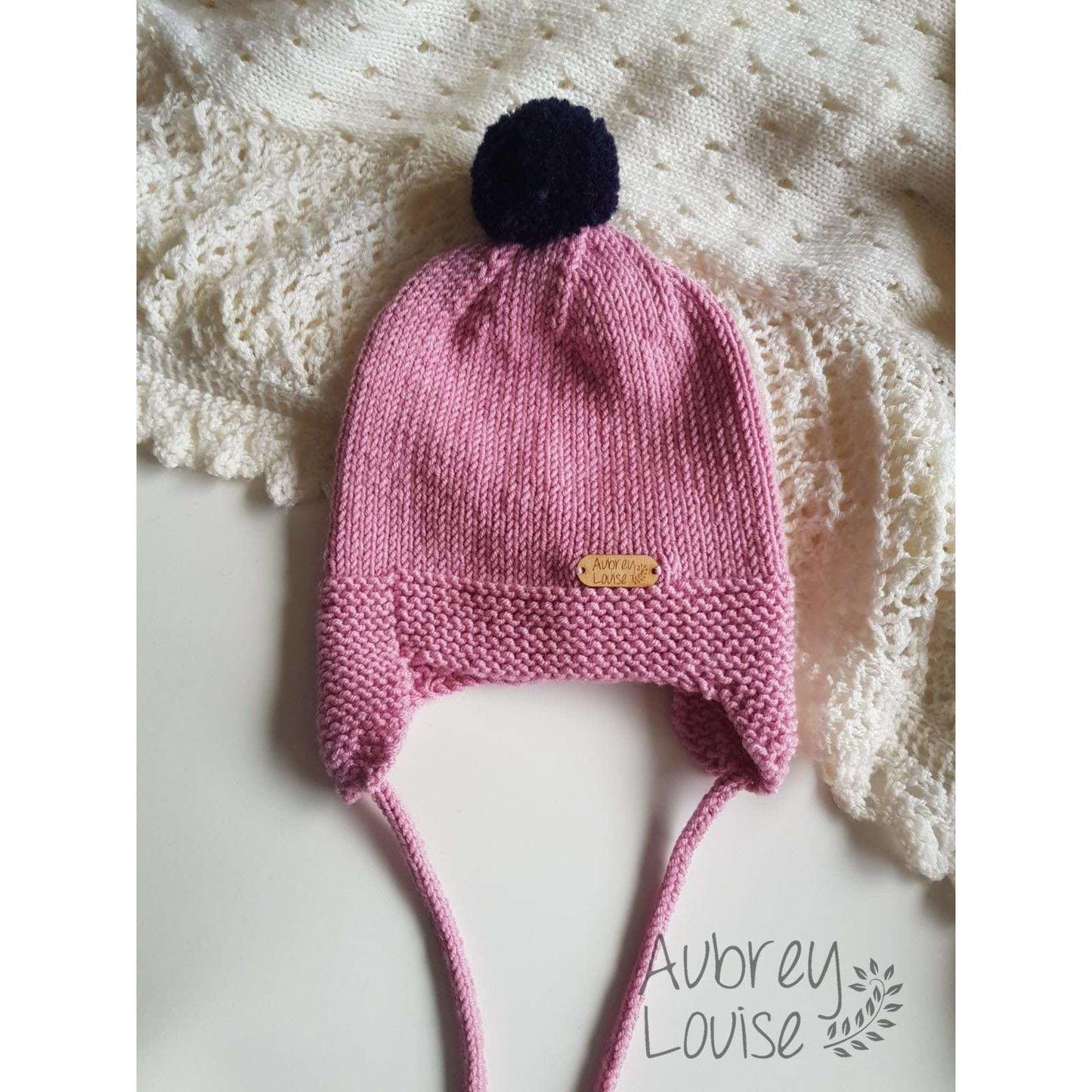 Aubrey Louise Hats/Bonnets 0-3 months Earflap hat