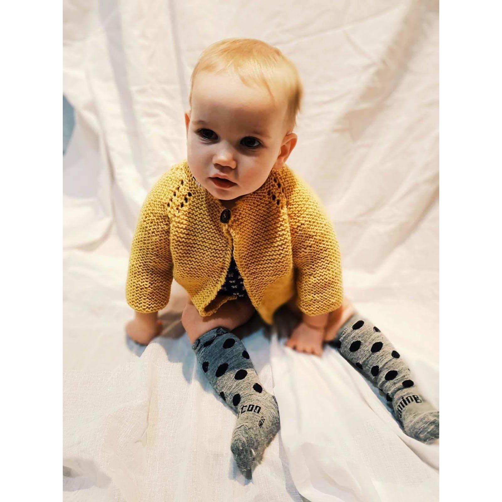 Aubrey Louise Tops 0-6 months Garter Stitch Jacket