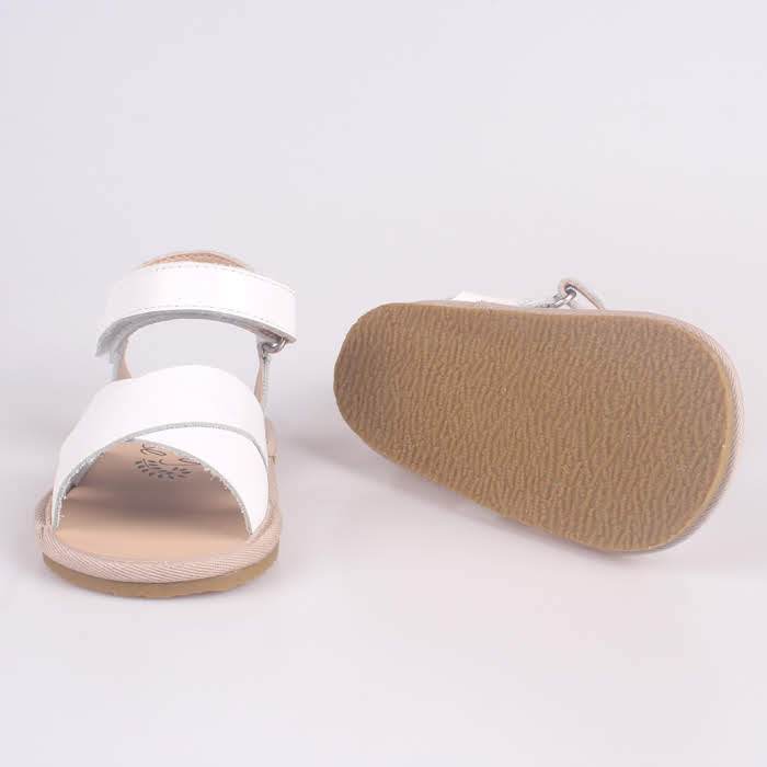 Aubrey Louise Shoes 5 / White / White Sunday Sandals