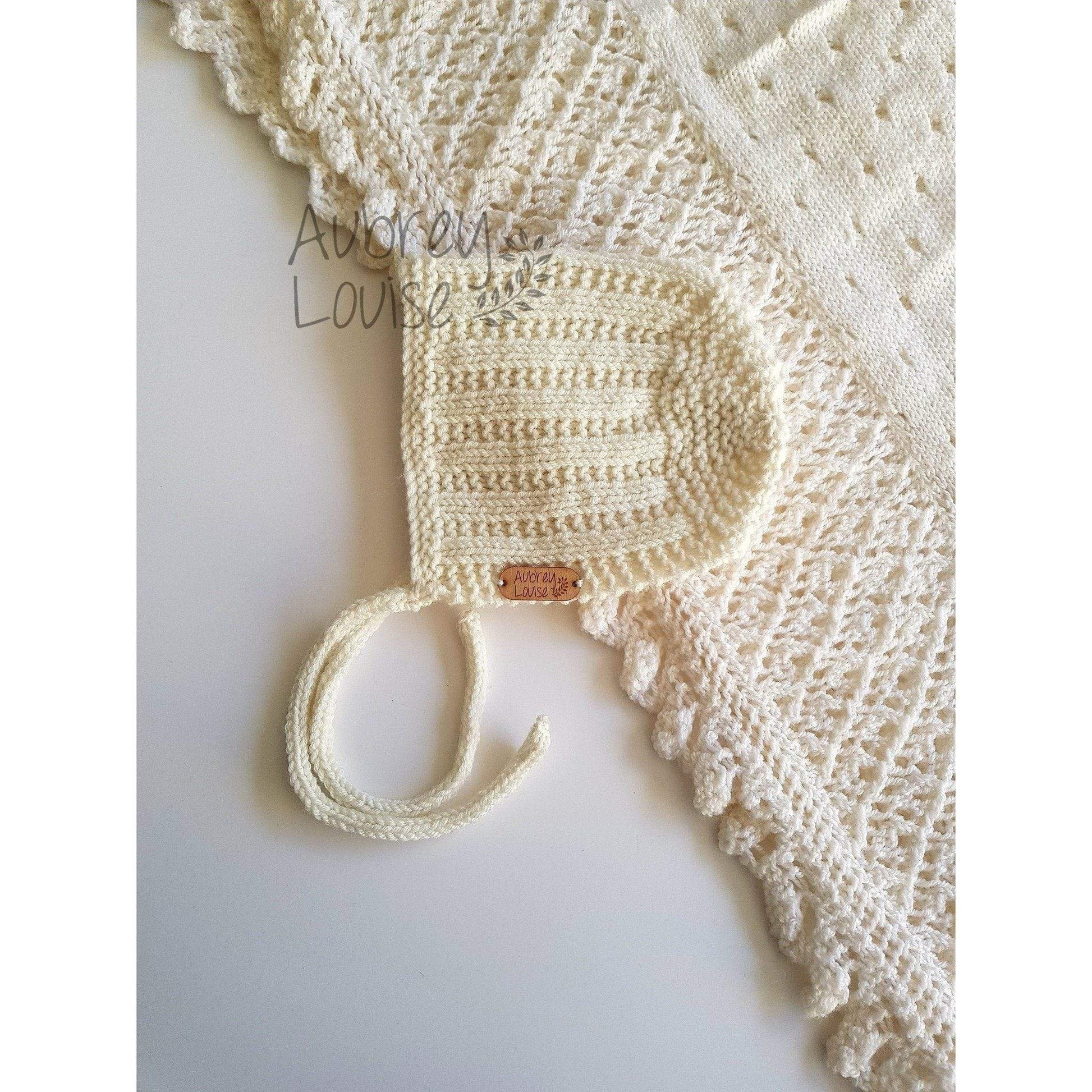 Aubrey Louise Hats/Bonnets 0-3 months Terry's Bonnet