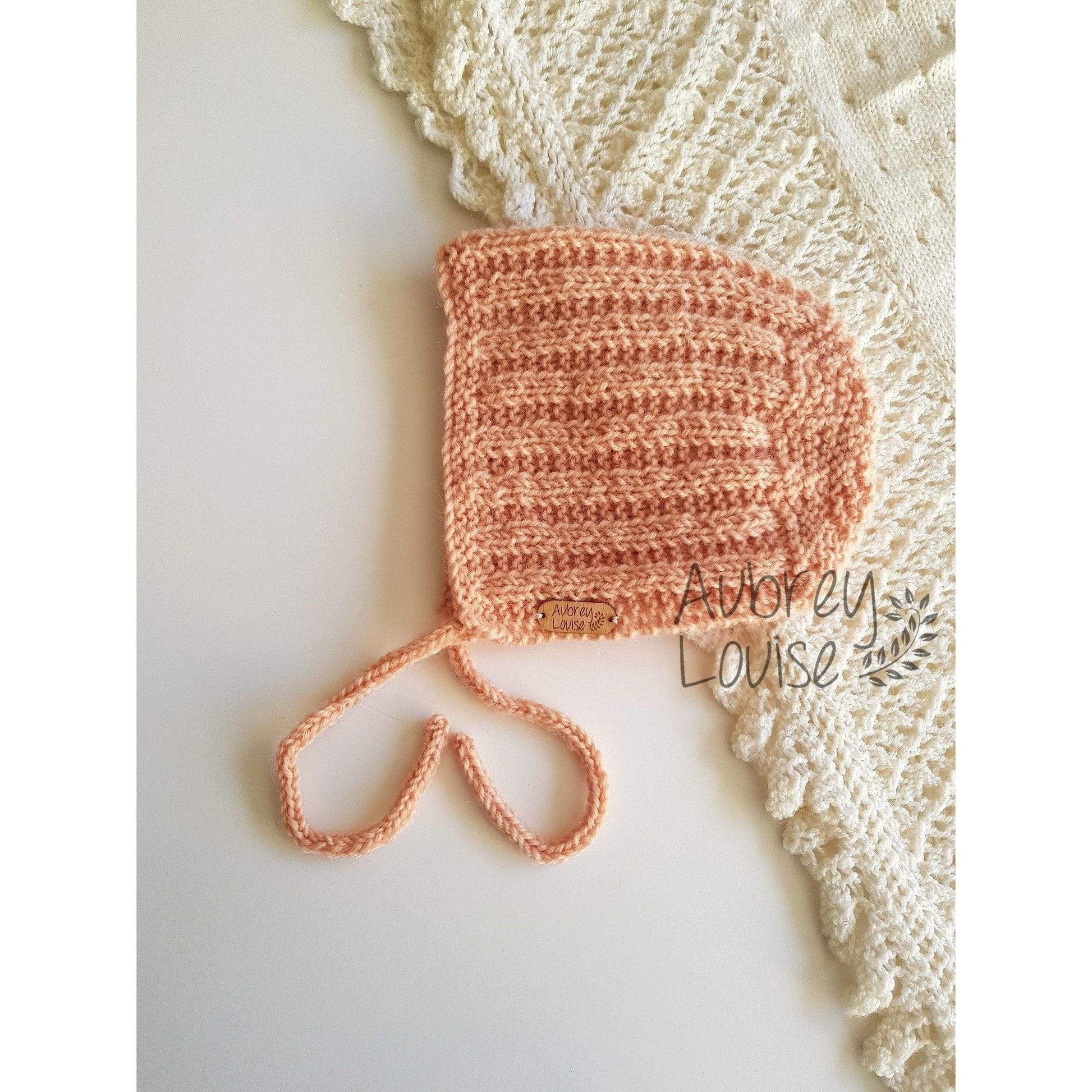 Aubrey Louise Hats/Bonnets 0-3 months Terry's Bonnet